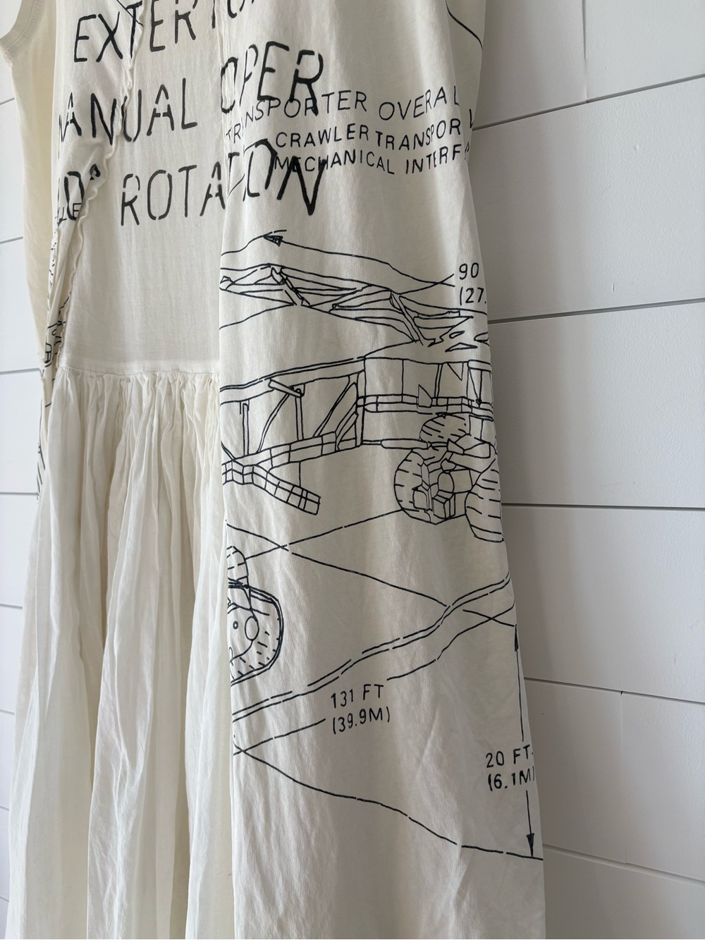 Rundholz Dip NASA Graphic Layered Lagenlook Dress Women’s S Germany - Picture 4 of 16